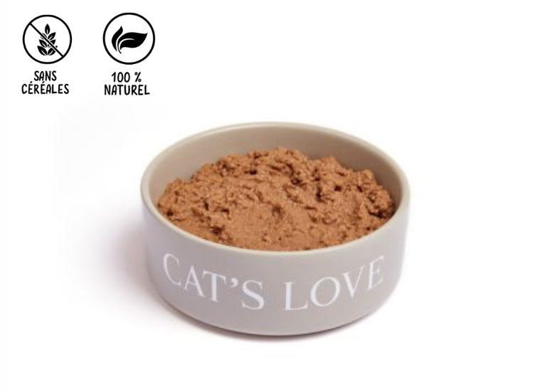 CAT'S LOVE | Adulte Dinde, huile de saumon & germandrée 200g
