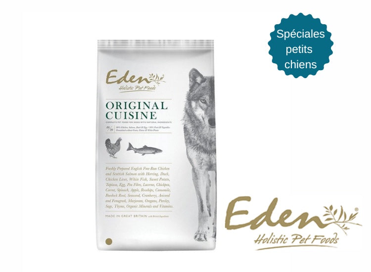 EDEN | Croquettes GF 80/20 pour petit chien Adulte et Senior| Original Cuisine