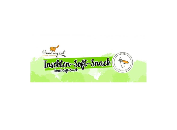 I LOVE MY CAT| Friandises pour chat Soft Snacks aux insectes GF