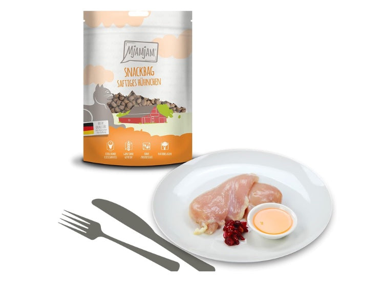 MJAMMJAM| Friandises pour chat Snackbag au poulet juteux