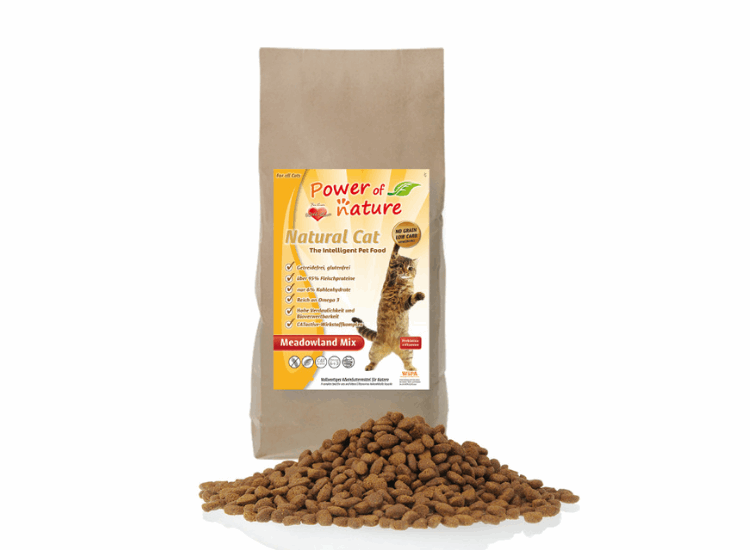 Croquettes pour chat POWER OF NATURE Natural Cat Meadowland Mix France