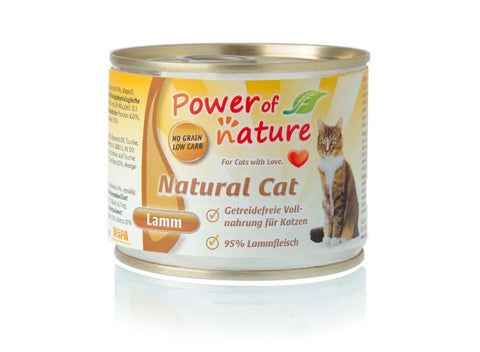 Power of Nature | Chat | Boîte Natural Cat 95% Agneau 200g